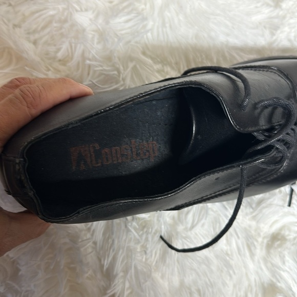 Constep Black Leather Dress shoes Sz 44 - Picture 5 of 11
